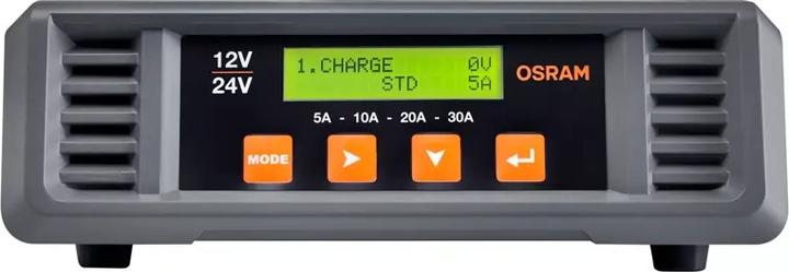 Зарядний пристрій акумуляторів OSRAM BATTERYcharge PRO 30A 12В/24В (4052899629073) - зображення 3