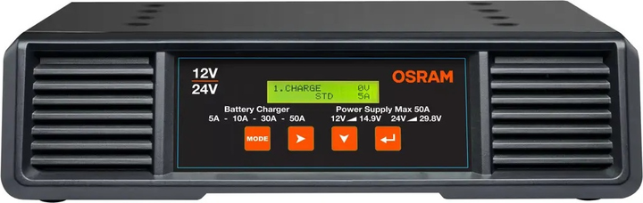 Зарядний пристрій акумуляторів OSRAM BATTERYcharge PRO 50A 12В/24В (4052899629080) - зображення 8