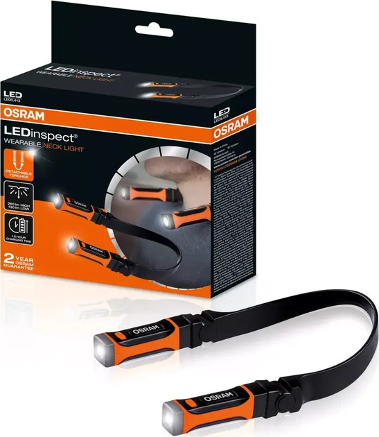 Ліхтар інспекційний OSRAM LEDinspect Wearable Necklight (4052899630987) - зображення 6