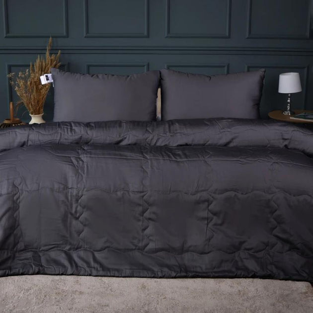 Набір MirSon №2996 Ковдра літня King Size 220х240 Line Satin Premium 0240 Iron grey Bamboo + 2 подушки 50х70 + 2 наволочки 50х70 + простирадло 220х240 від Rozetka на платформі USKIDKA Акція на Набір MirSon №2996 Ковдра літня King Size 220х240 Line Satin Premium 0240 Iron grey Bamboo + 2 подушки 50х70 + 2 наволочки 50х70 + простирадло 220х240 від Rozetka