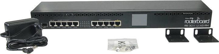Маршрутизатор MikroTik RB3011UiAS-RM - Фото 3 Маршрутизатор MikroTik RB3011UiAS-RM - изображение 3
