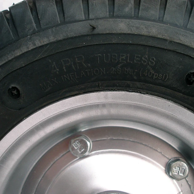 Пневматическое колесо Deli Tire 13/5.00-6 для тележки – надувное колесо 320 мм для садовых и грузовых тележек. - Фото 4 Пневматическое колесо Deli Tire 13/5.00-6 для тележки – надувное колесо 320 мм для садовых и грузовых тележек. - изображение 4