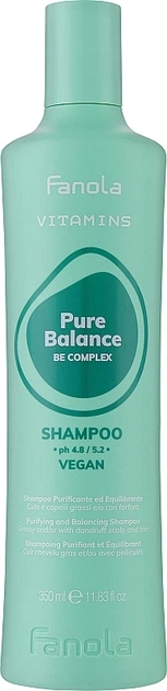 Очищувальний і балансувальний шампунь - Fanola Vitamins Pure Balance Shampoo *350ml (1199903-194522) - Фото 2 Очищувальний і балансувальний шампунь - Fanola Vitamins Pure Balance Shampoo *350ml (1199903-194522) - изображение 2
