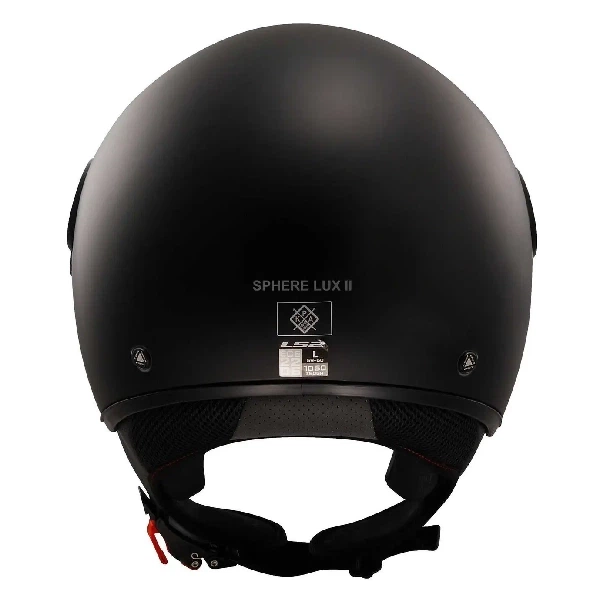 Мотошолом LS2 OF558 Sphere Lux 2 Matt Black - M - зображення 3