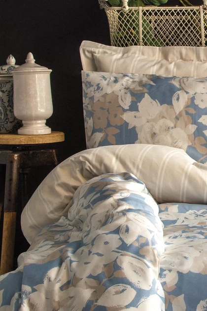 Двоспальний Євро комплект - Issimo Home Deco Rose Сатин Преміум - изображение 2
