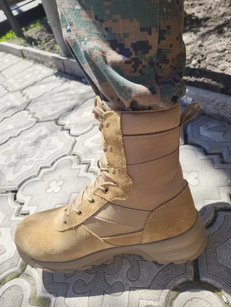 Берцы Belleville Spear Point Lightweight Hot Weather, размер 9/42, цвет Койот, весна-лето, стандарт армии США (BV518) - изображение 2