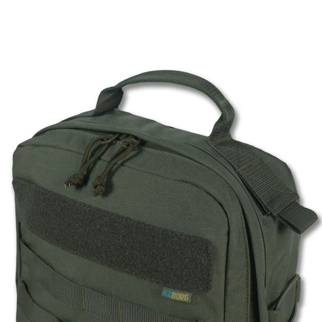Рюкзак тактичний військовий з MOLLE Хакі - зображення 6