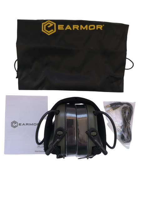Тактические наушники EARMOR M31 PLUS Олива - изображение 3