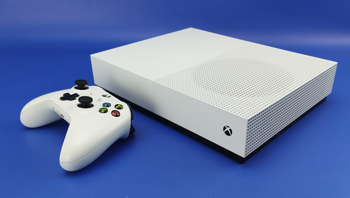 Набор Консоль Microsoft Xbox One S All-Digital Edition 1TB White Б/У + Геймпад Беспроводной Version 2 2шт - изображение 4