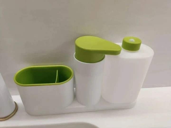 Органайзер для кухонної раковини Sink Tidy Sey, дозатор рідкого мила, підставка для кухні під мочалки - изображение 3