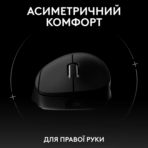 Мышь Logitech G Pro X Superlight 2 Dex Wireless Black (910-007357