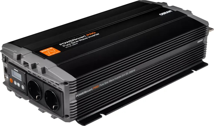 Przetwornica samochodowa OSRAM 24/230V 2000 W Czysta Sinusioda (4052899631090) - obraz 1