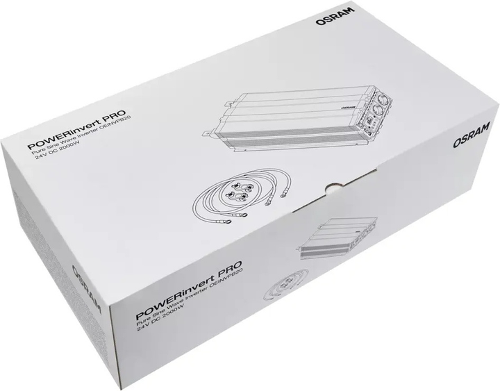 Автомобільний інвертор OSRAM 24/230В 2000 Вт Чиста синусоїда (4052899631090) - зображення 9