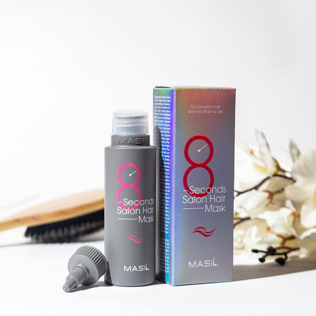 Maska nawilżająca do włosów Masil 8 Seconds do włosów zniszczonych 200 ml (8809494545357 / 8809744060019) - obraz 2
