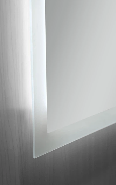 Дзеркало MIXXUS FLAT MR04-100x80 з LED Touch, Anti-fog, димером, рег. яскравості, годинником (MI6927) - изображение 13