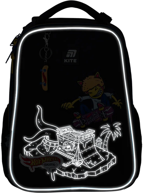 Шкільний набір Kite Education Hot Wheels Skate 3 предмети (SET_HW25-531M) - зображення 12