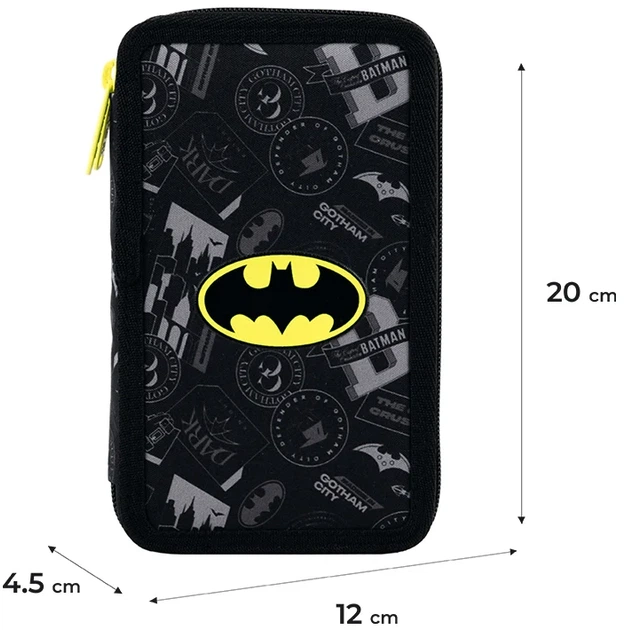 Шкільний набір Kite Education DC Batman 3 предмети (SET_DC25-555S) - зображення 17