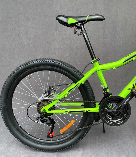 Подростковый горный велосипед Viper Forest 24 D рама 12,5" зеленый - изображение 3