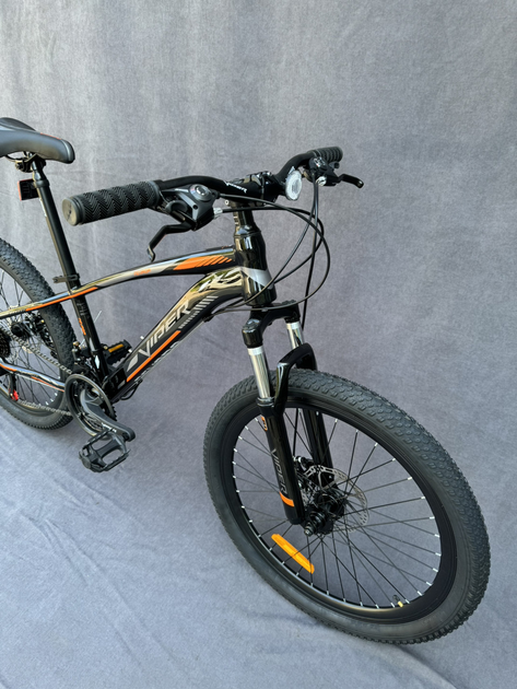 Горный велосипед Viper Nevada 26" FR/D рама 13 черно-оранжевый 