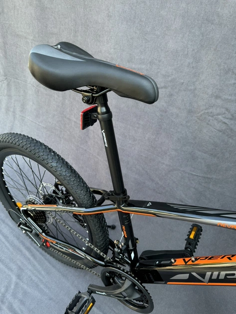 Горный велосипед Viper Nevada 26" FR/D рама 13 черно-оранжевый - изображение 5