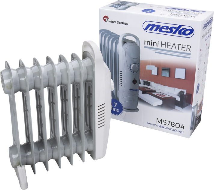 Масляний обігрівач Mesko MS 7804 (955555907613820) - Уцінка - зображення 5