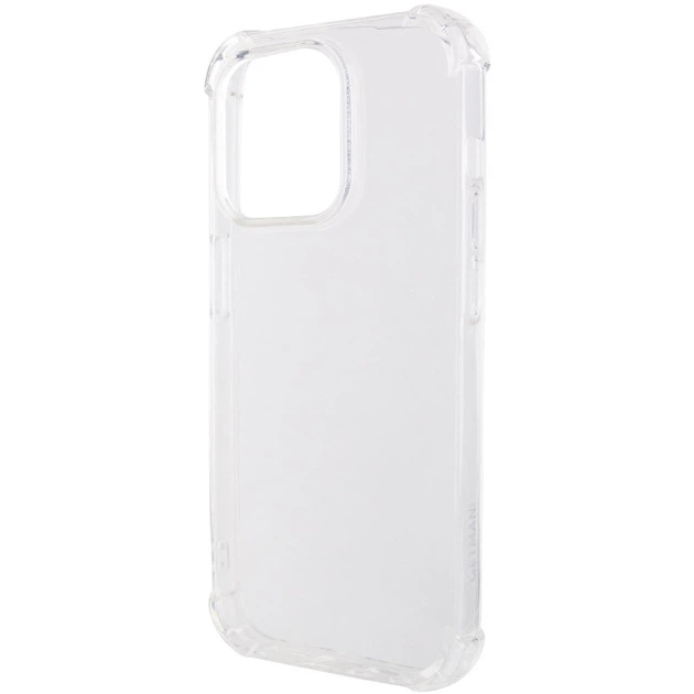 Чехол GETMAN Ease logo TPU усиленные углы для Apple iPhone 14 Pro (6.1") Бесцветный (прозрачный) - изображение 2