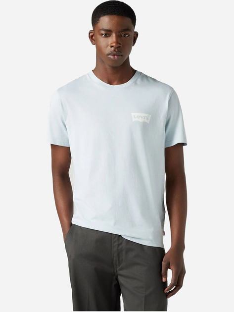 Koszulka męska bawełniana Levi's Graphic Crewneck Tee Color Bw Niagara M 22491-1700 M Błękitna (5401157131565) - obraz 1