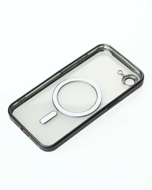 Чохол для Apple iPhone 16e MagSafe SHINING MATTE чорний - Фото 2 Чохол для Apple iPhone 16e MagSafe SHINING MATTE чорний - зображення 2
