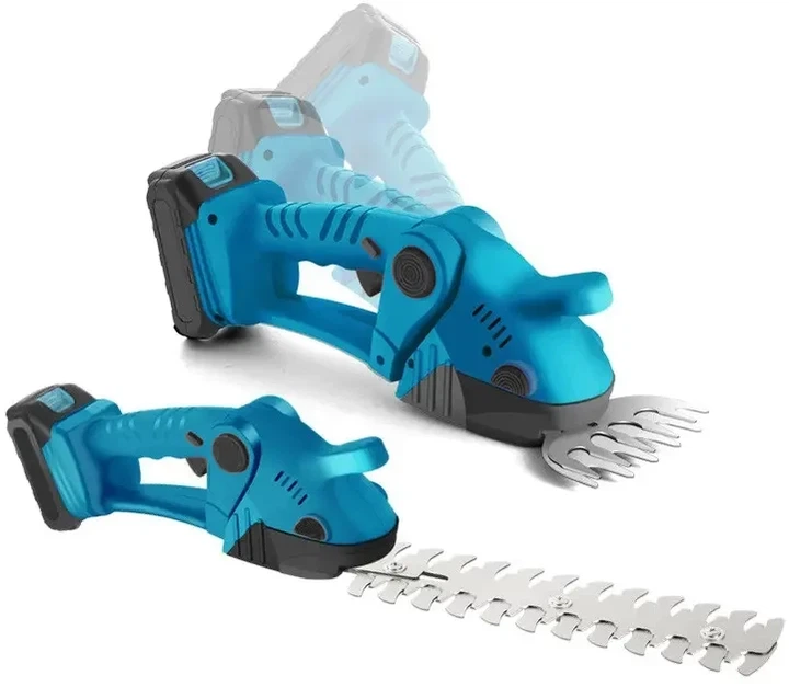 Кусторез с 2 аккумуляторами 24В 2 насадками и телескопическим удлинителем 2 м в кейсе - изображение 9