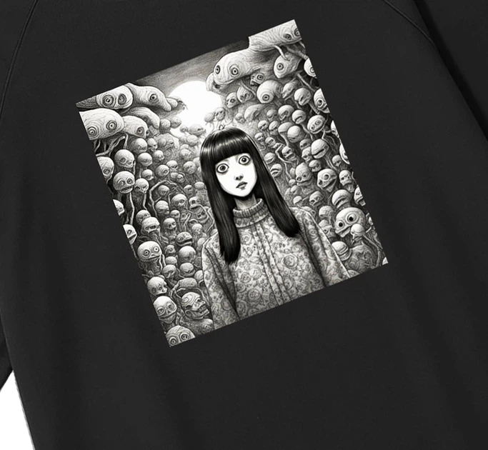Футболка Оверсайз Аніме Колекція Жахів Дзюнзі Іто Junji ito SHLab