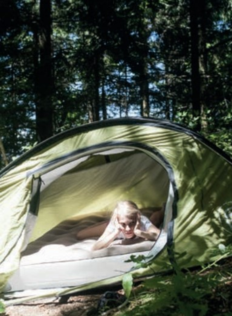 Materac kempingowy Nils Camp NC2802 191 x 137 x 22 cm XL Beżowy (5908261680557) - obraz 4