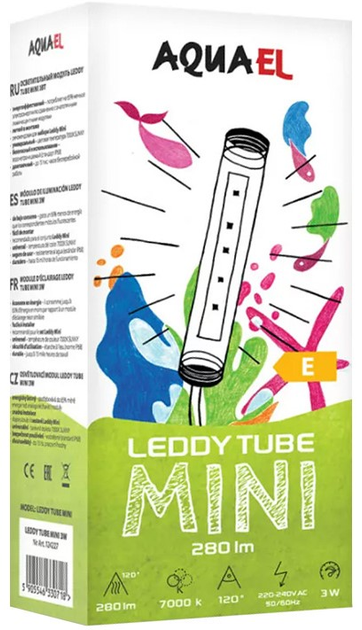Освітлення для акваріума Aquael LEDDY TUBE  SUNNY MINI 3 Вт (5905546330718) - зображення 1