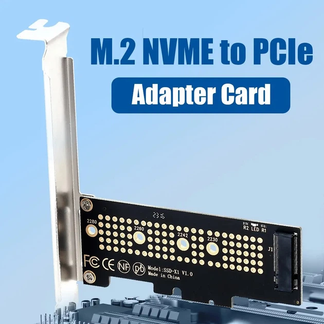 Плата-адаптер Fenvi SSD-X1 адаптер для підключення SSD 37052 - изображение 2
