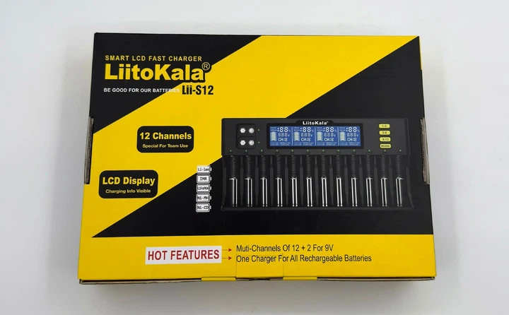 Зарядное устройство LiitoKala S12 Полный комплект: зарядное устройство, блок питания, автоадаптер - изображение 2