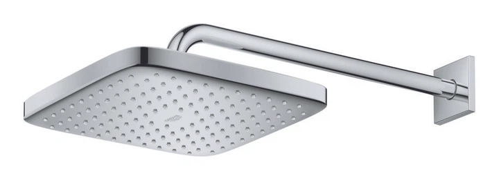 Верхній душ з настінним кронштейном Grohe Tempesta Cube (26687000) ( 10530 ) - изображение 4