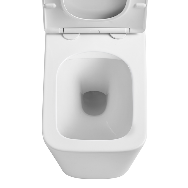 Унитаз напольный безбачковой Mixxus Premium QUADRO-0701-R 600х355х410mm, система смыва RIMLESS (MP6 - изображение 4