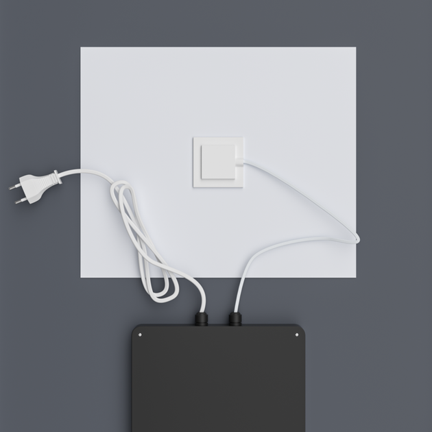 Дзеркало MIXXUS PREMIUM BEVEL MA02-90x65-REVERSE з LED Touch, Anti-fog, димером (3-6,5kK) (MP6641) - зображення 9