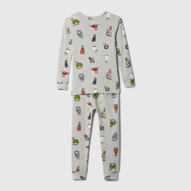 Дитяча піжама для хлопчика GAP 612618768 92 см Сіра (1159832386) - зображення 2