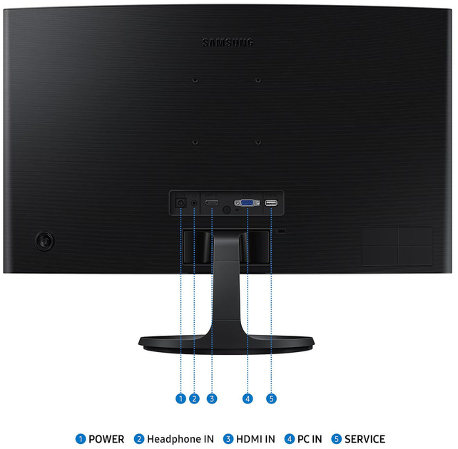 Monitor 27" Samsung Essential S3 S36GD FHD (LS27D366GAUXEN) - obraz 5