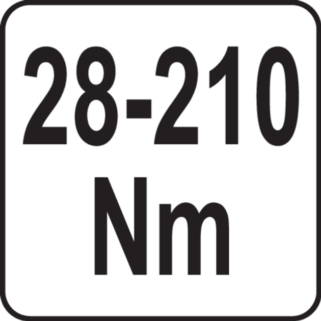 Klucz dynamometryczny VOREL 1/2" 28-210 Nm (57350) - obraz 8
