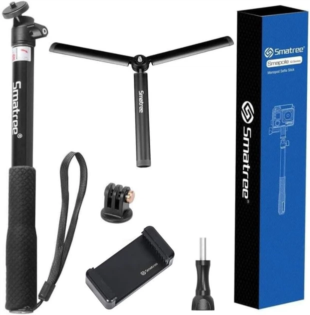 Штатив Smatree Smapole Q3S Черный Б/В - изображение 6