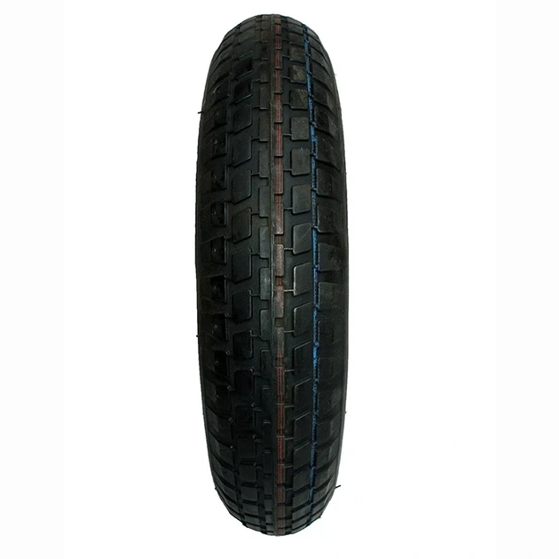 Пневматическое колесо Deli Tire 3.50-8 для тачки – надувное колесо 370 мм с камерой для садовых и строительных - изображение 3
