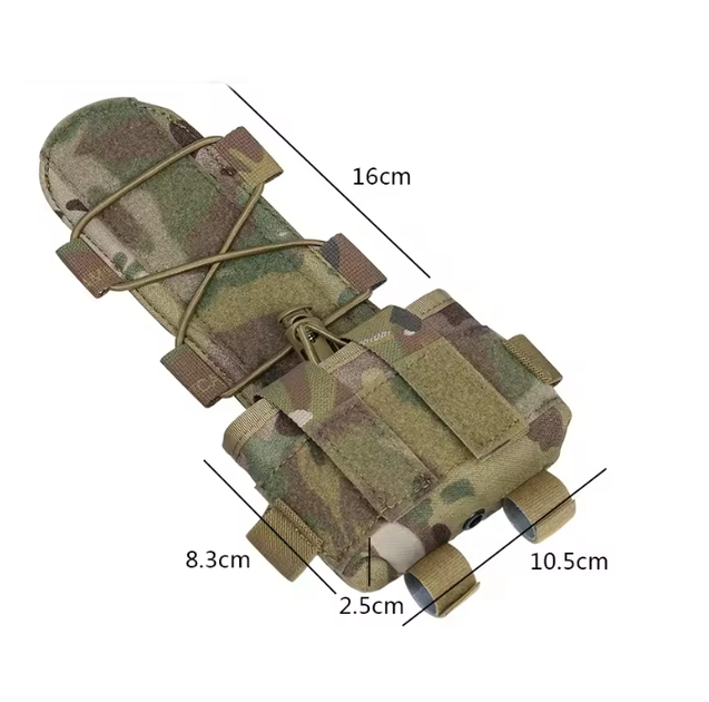 Чохол-противагу для акумулятора для шолома (FAST) - Cordura, ClefersTac W82, мультикам (5024608) - Фото 4 Чохол-противагу для акумулятора для шолома (FAST) - Cordura, ClefersTac W82, мультикам (5024608) - зображення 4