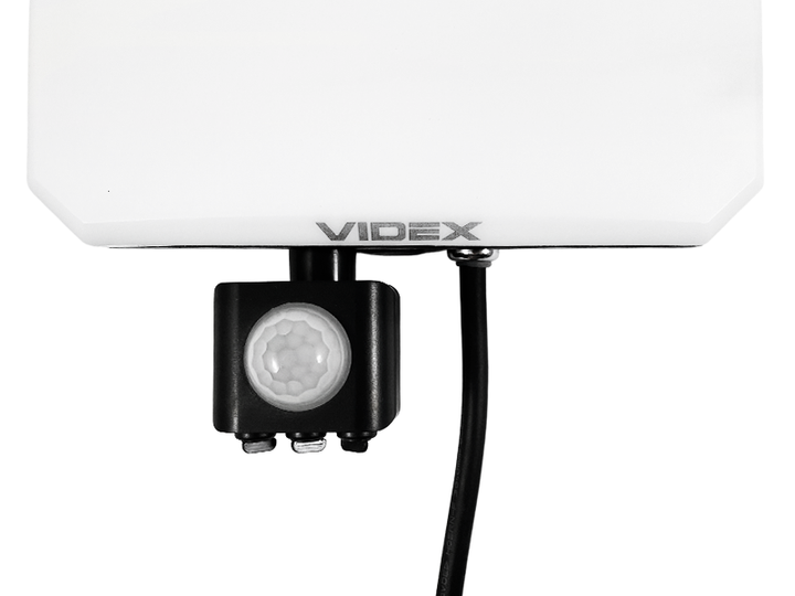 Прожектор светодиодный VIDEX F3 с датчиком движения и освещенности 50W 5000K 220V Black (VLE-F3-0505B-S) - изображение 4
