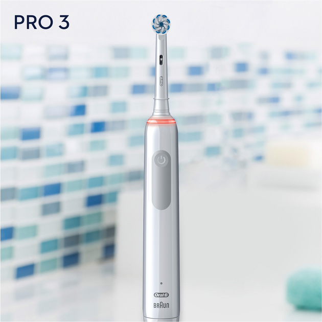 Szczoteczka elektryczna do zębów Oral-B Pro 3 Sensitive Clean 3000 - obraz 4
