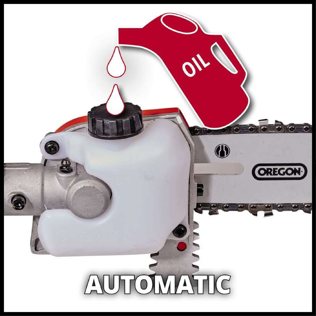 Высоторез электрический Einhell GC-HC 90/2046 T : 900 Вт, длина шины/ножа 20см / 46см (4501290) - изображение 5