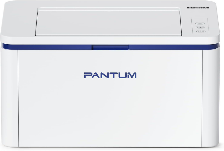 Чорно-білий лазерний принтер PANTUM BP2309W Bluetooth, USB, Wi-Fi, Airprint, компактний портативний міні-принтер із однією функцією для дому та малого офісуй, 20 стор./хв. Колір - Білий - зображення 1