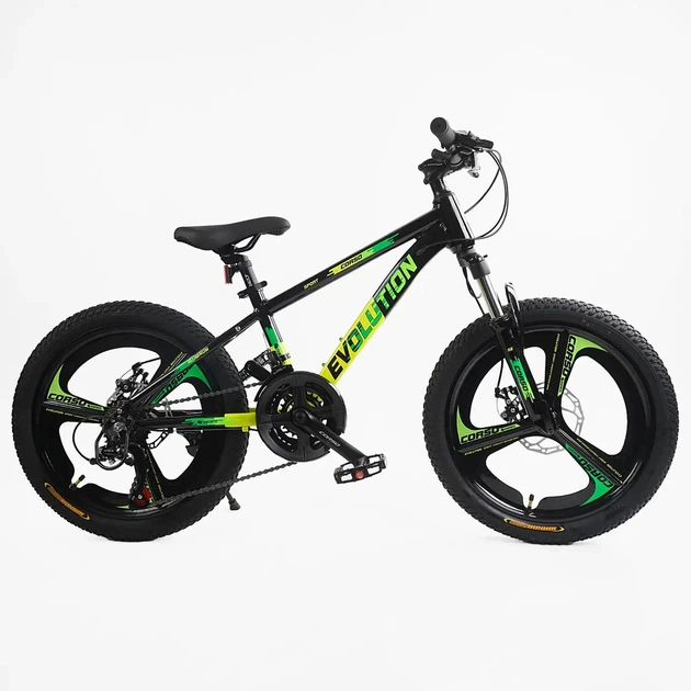 Велосипед спортивний Corso Evolution на 20 дюймів, Green 20438 - зображення 2
