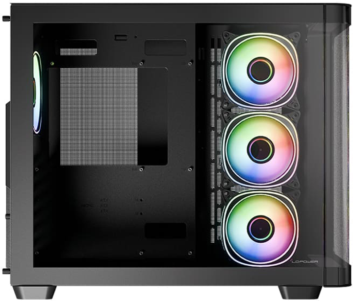 Obudowa LC-Power Gaming 8001B Pro-Storm Black (LC-8001B-ON) - obraz 4