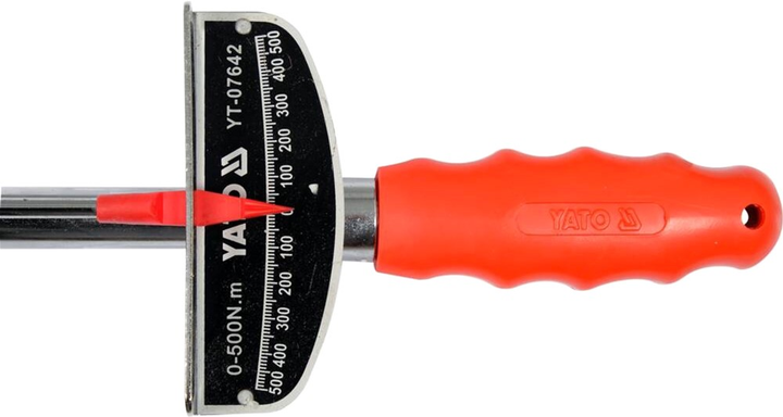 Ключ динамометричний стрілковий Yato 3/4" 0-500 Нм (YT-07642) - зображення 2